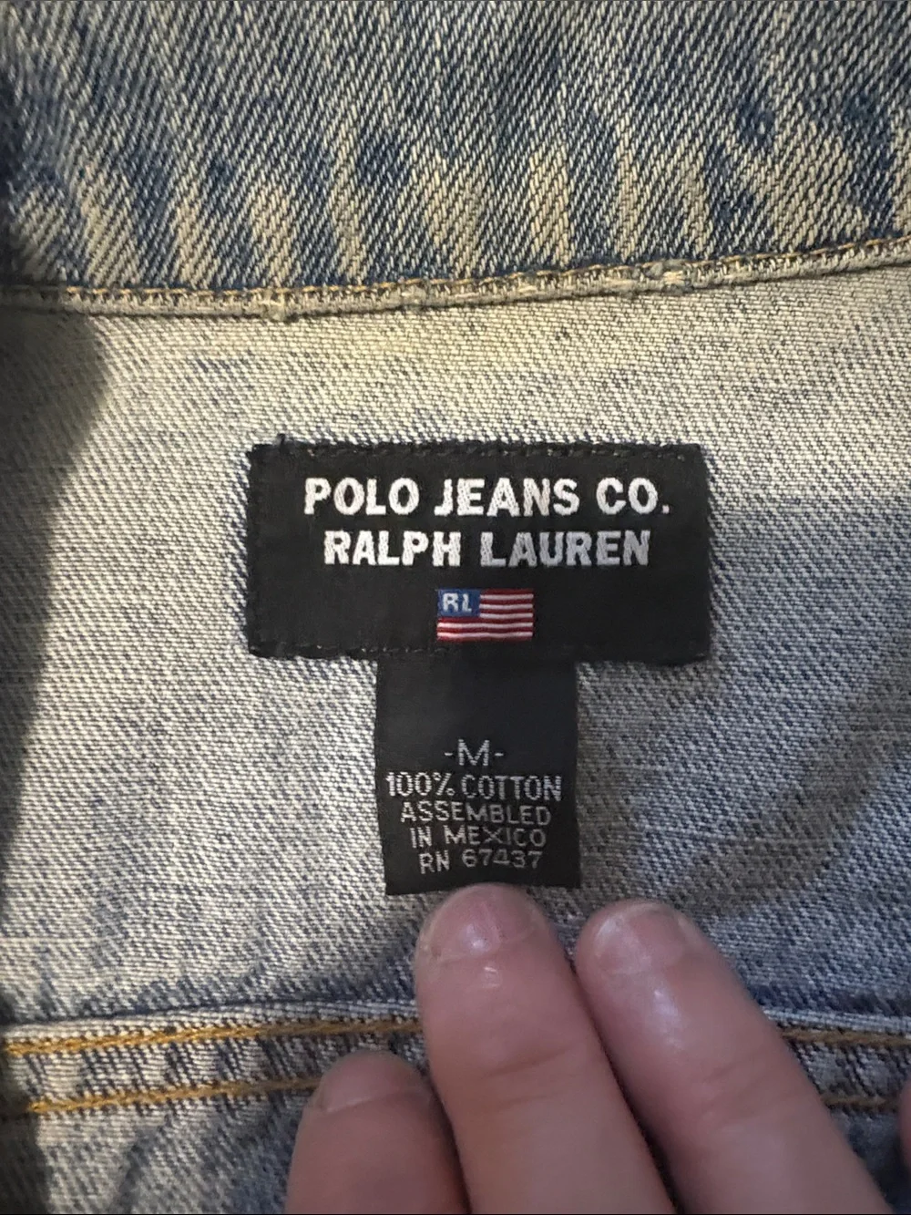 Ralph Lauren Light Blue Denim Jean Jacket - Picture 2 of 9
